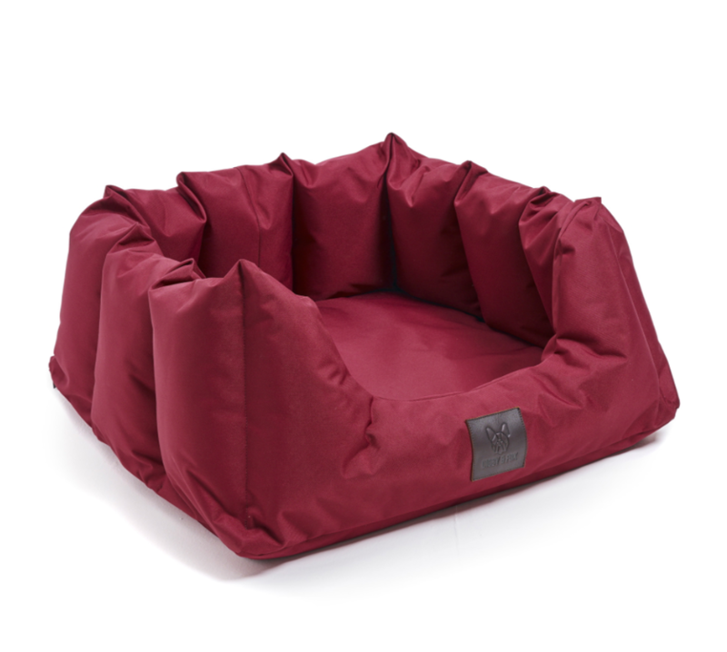 Digby and Fox Nest Dog Bed - Small Maroon